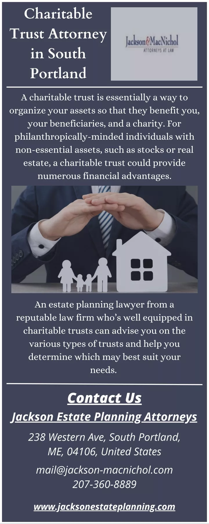 charitable trust attorney in south portland