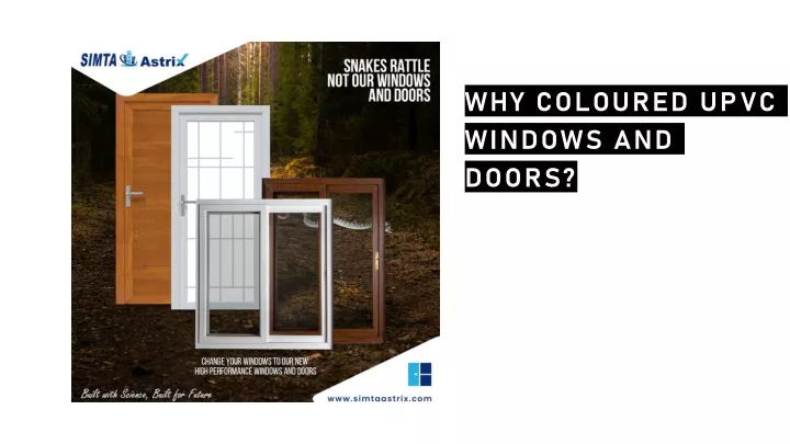 why coloured upvc windows and doors