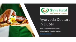Ayurveda Doctors in Dubai ​
