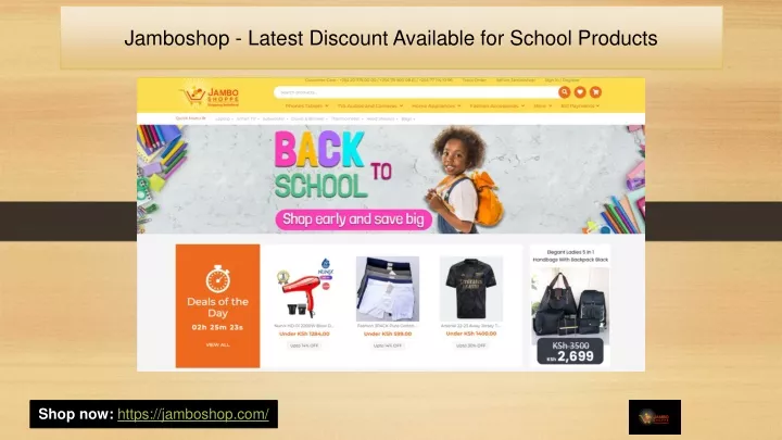 jamboshop latest discount available for school products
