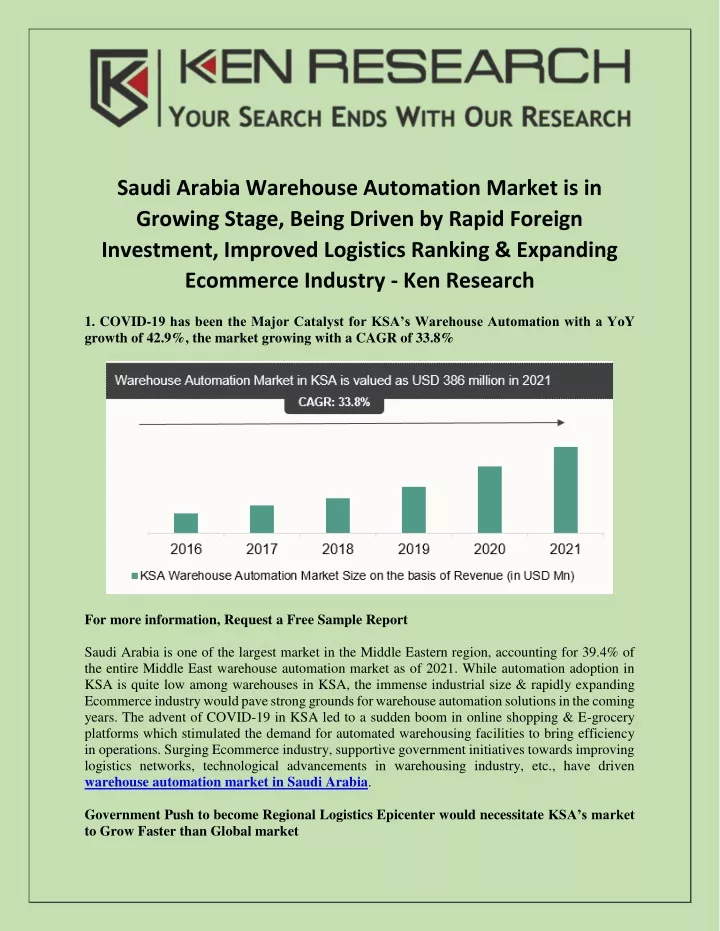 saudi arabia warehouse automation market