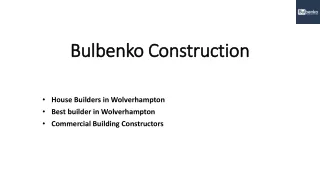 House Builders in Wolverhampton
