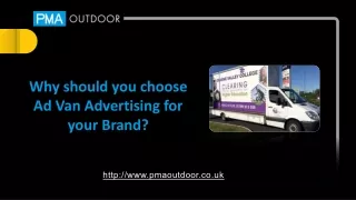 Why should you choose Ad Van Advertising for your Brand? | PMA Outdoor