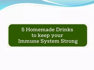 5 Homemade Drinks to keep your Immune System Strong - Yakult India