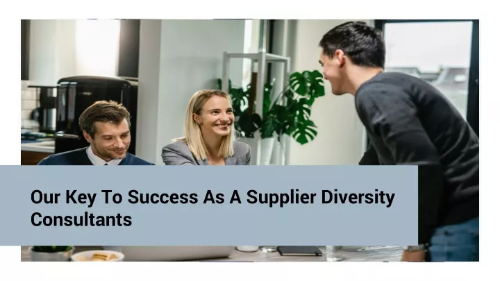 our key to success as a supplier diversity consultants