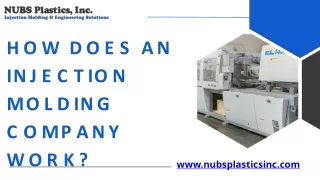 How Does an Injection Molding Company Work