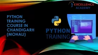 python training course in chandigarh mohali
