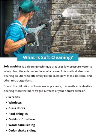 what is soft cleaning