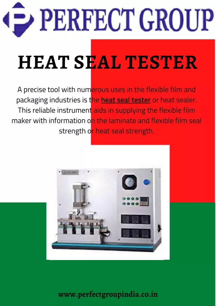 heat seal tester