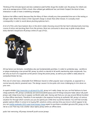 Where Will cheap nfl jerseys that use paypal Be 1 Year From Now?