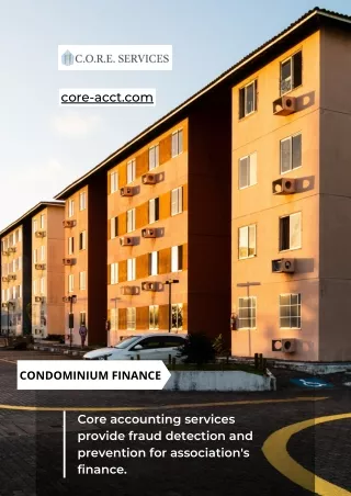 Condominium Financial Management - Core Services
