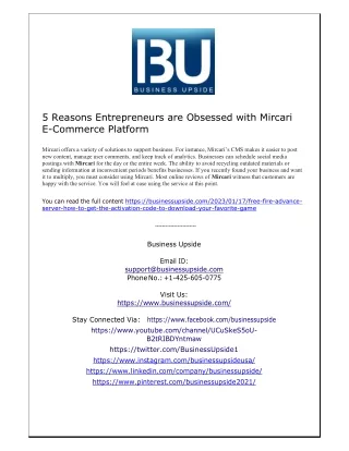 5 reasons entrepreneurs are obsessed with mircari