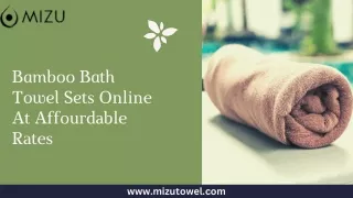 Buy Bath Towel Sets Online at Affordable Rates
