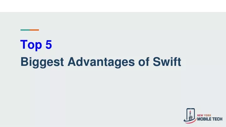 top 5 biggest advantages of swift