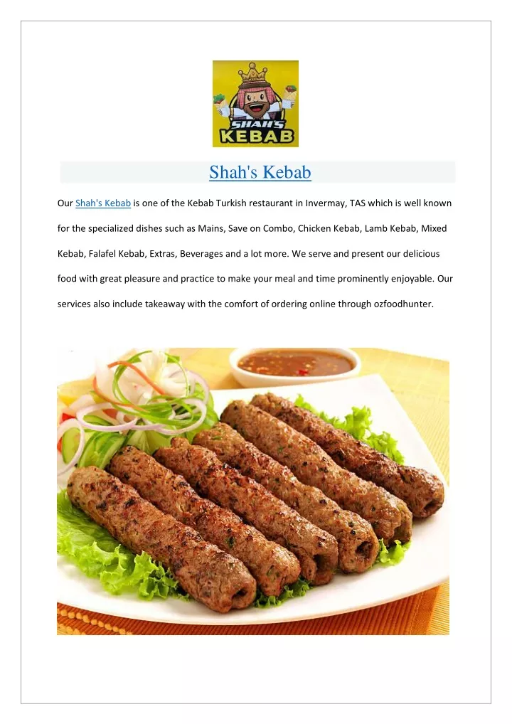 shah s kebab
