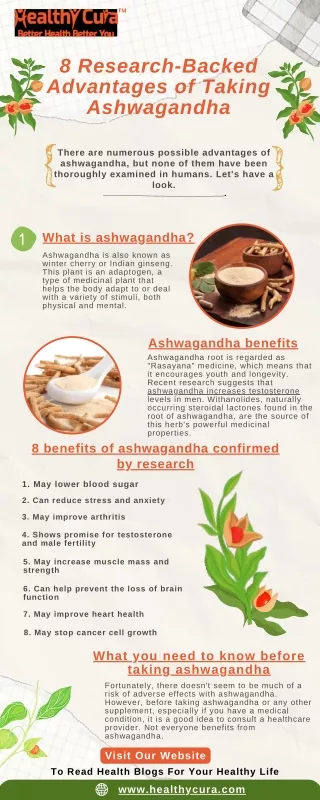 8 Research-Backed Advantages of Taking Ashwagandha | Healthy Cura