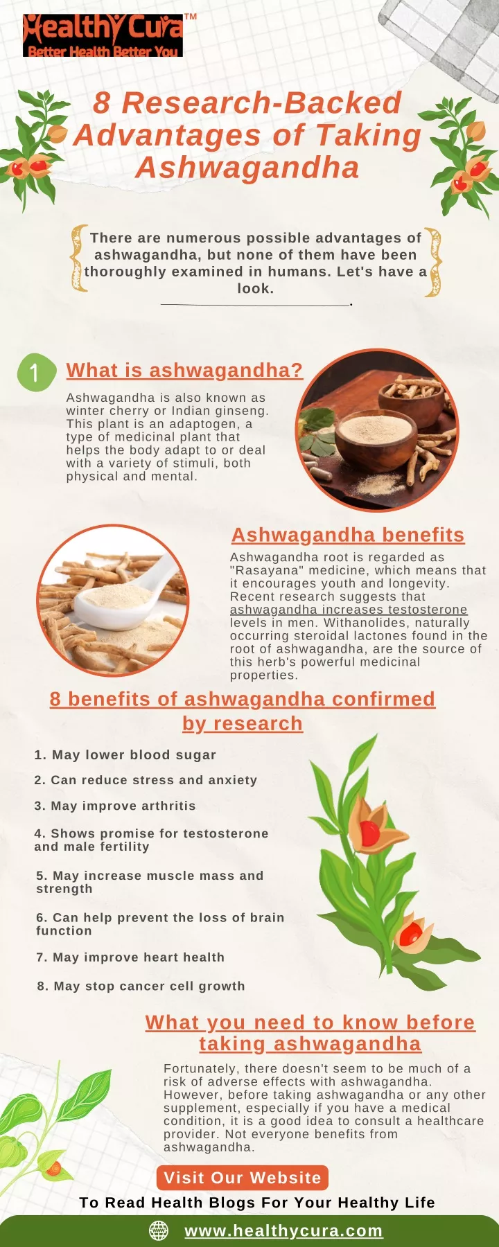 8 research backed advantages of taking ashwagandha