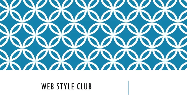 web style club