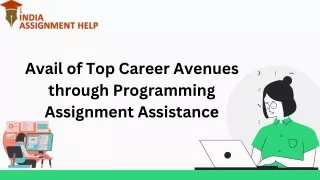 avail of top career avenues through programming