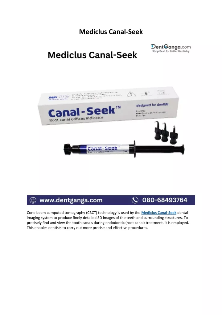 mediclus canal seek
