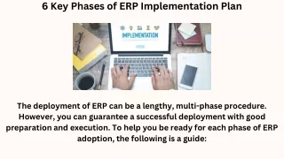 6 Key Phases of ERP Implementation Plan