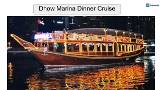 Book Dhow Cruise Dubai Marina Tickets
