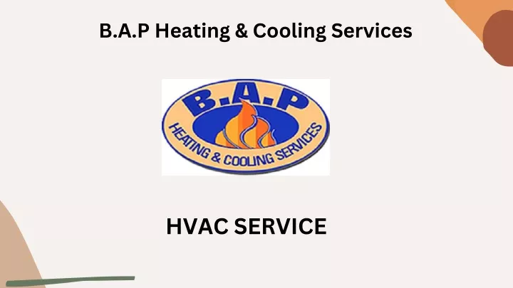 b a p heating cooling services