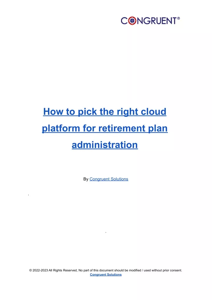 how to pick the right cloud