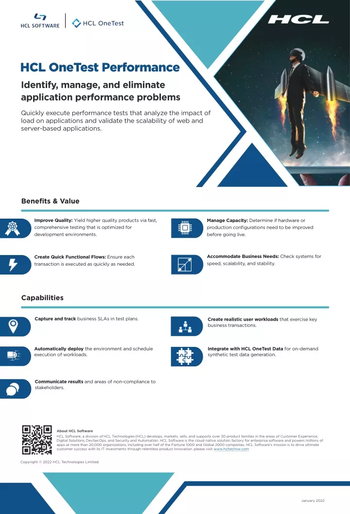 hcl onetest performance identify manage