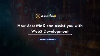 how assetfinx can assist you with web3