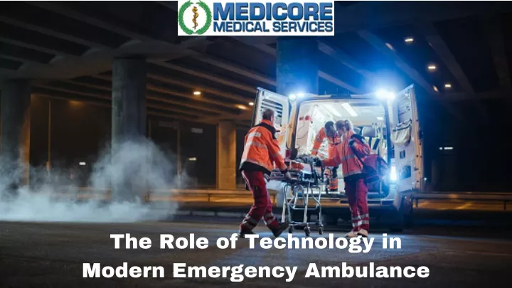 the role of technology in modern emergency