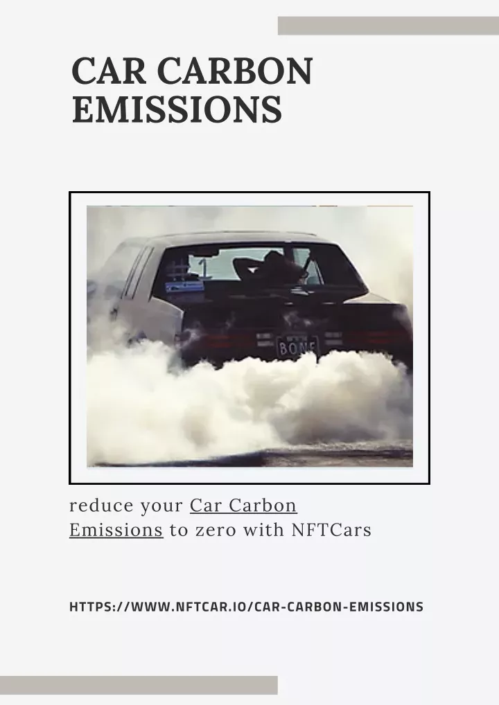 car carbon emissions