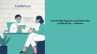 Find the Right Diagnostic Lab and Book online Lab (Blood) Test  - Conferkare