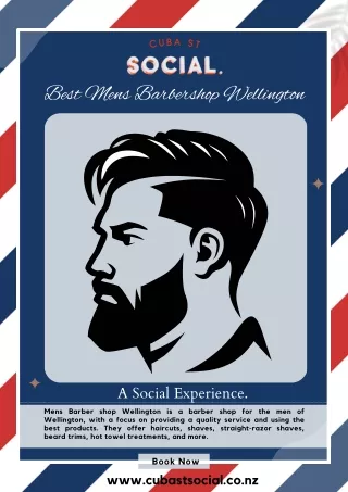 Best Mens Barbershop Wellington | Cuba St Social.