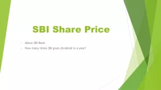 sbi share price