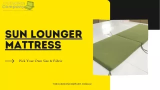 sun lounger mattress