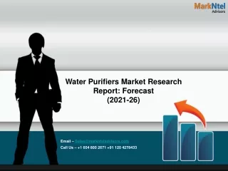 Water Purifiers Market Market 2021