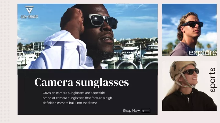 camera sunglasses govision camera sunglasses