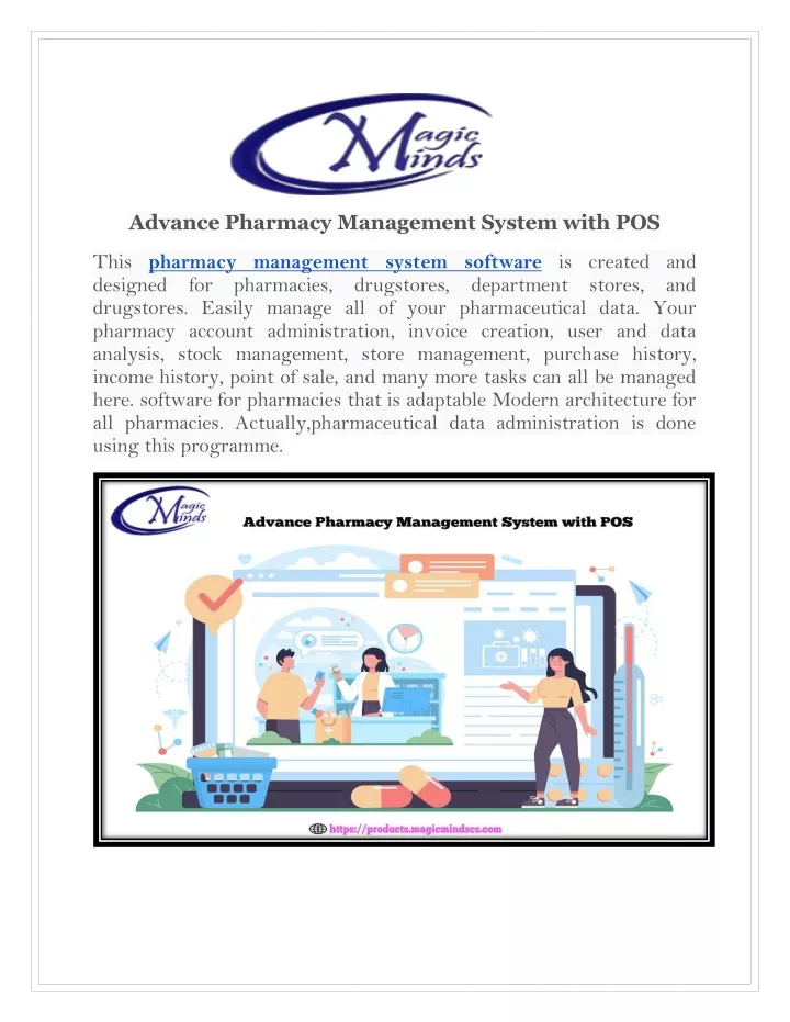 advance pharmacy management system with pos