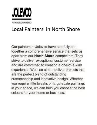 Local Painters  in North Shore