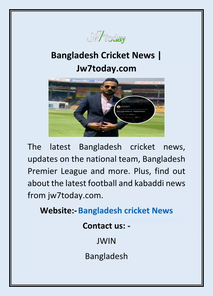bangladesh cricket news jw7today com