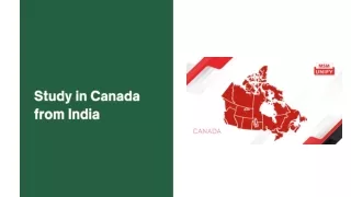 Study in Canada from India