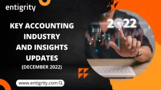 Key Accounting Industry Insights & Updates December 2022