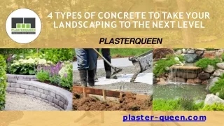 4 Types of Concrete to Take Your Landscaping to the Next Level - Plasterqueen