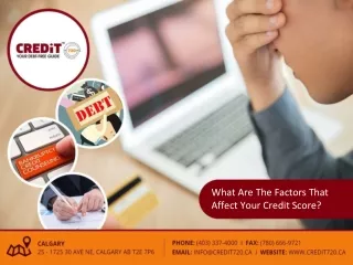 What Are The Factors That Affect Your Credit Score
