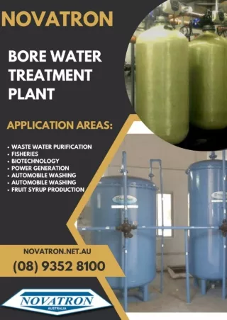 Bore Water Treatment Plant