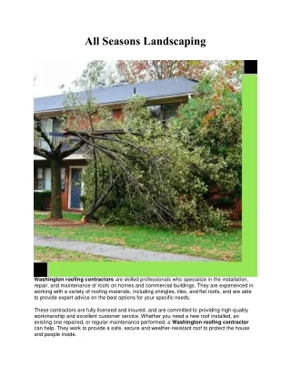 all seasons landscaping
