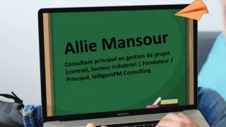 Allie Mansour - Un membre éminent de Scrum Alliance