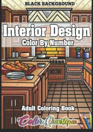 ((DOWNLOAD)) [PDF] Interior Design Adult Color By Number Coloring Book - BL