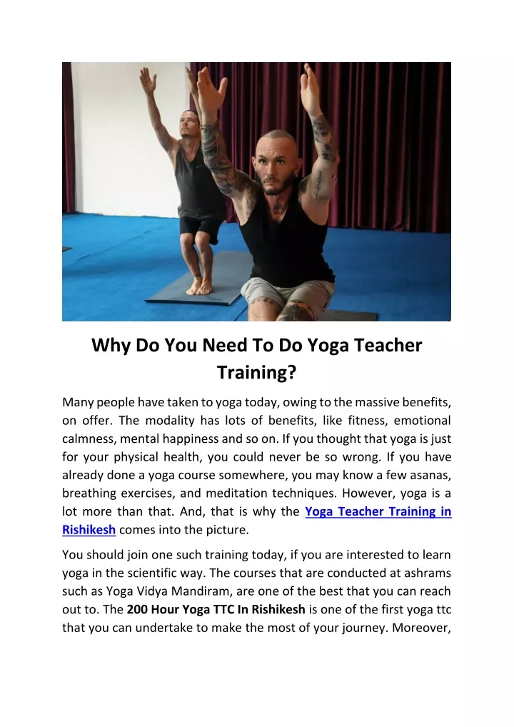 Ppt Yoga Teacher Training In Rishikesh Powerpoint Presentation Free Download Id11905039 6121